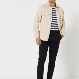 Slim Fit Pants Black